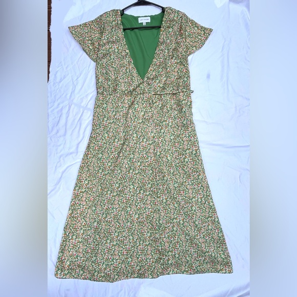 Lost and Wander Floral Wrap Dress Size Medium - Picture 1 of 3